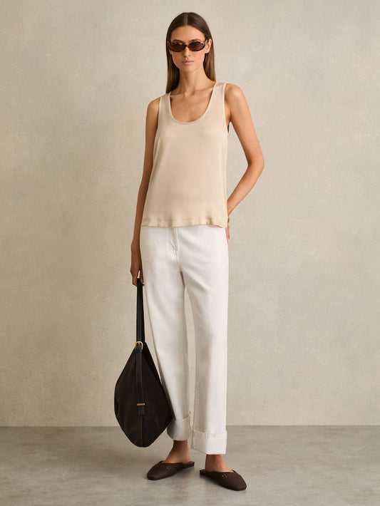 ALASTAIR-Woven Slip-On Mules in Chocolate